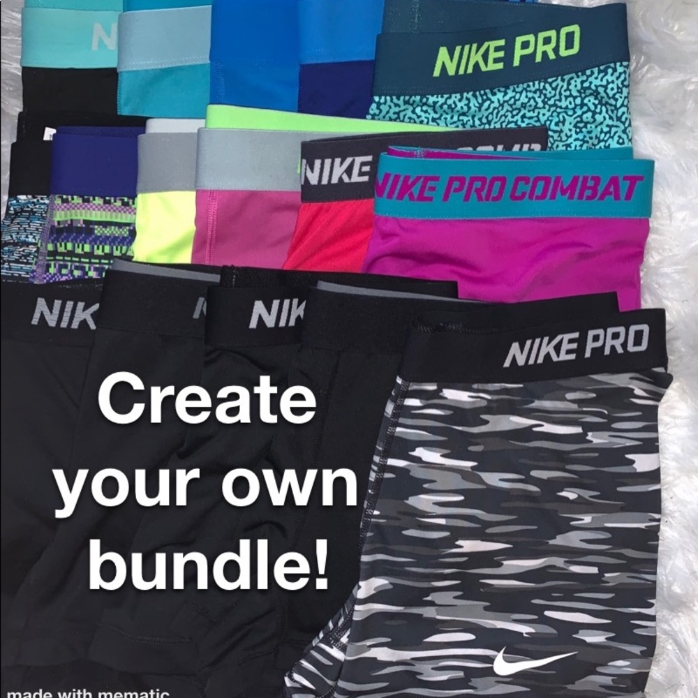 Nike Pro Compression 3” Shorts Bundle. - Picture 1 of 6